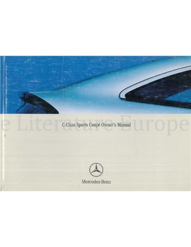 2002 MERCEDES BENZ C CLASS SPORTS COUPÉ OWNERS MANUAL ENGLISH