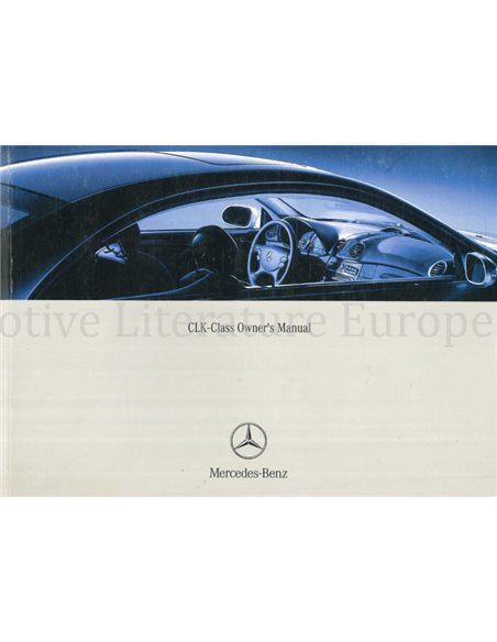 2003 MERCEDES BENZ CLK CLASS OWNERS MANUAL ENGLISH