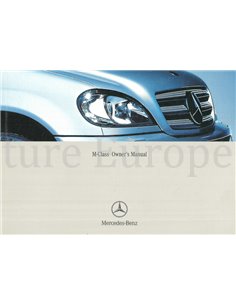 2003 MERCEDES BENZ M-KLASSE BETRIEBSANLEITUNG ENGLISCH