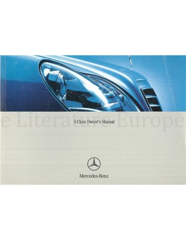 2003 MERCEDES BENZ S KLASSE BETRIEBSANLEITUNG ENGLISCH