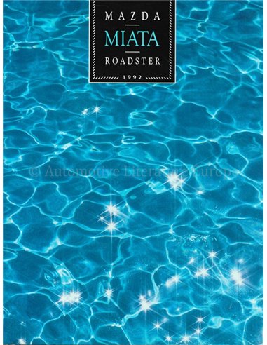 1992 MAZDA MX-5 MIATA BROCHURE ENGELS