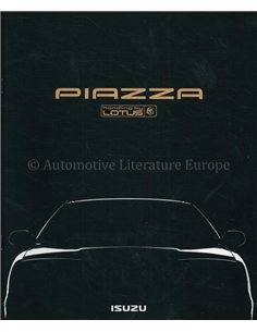 1992 ISUZU PIAZZA BROCHURE JAPANS
