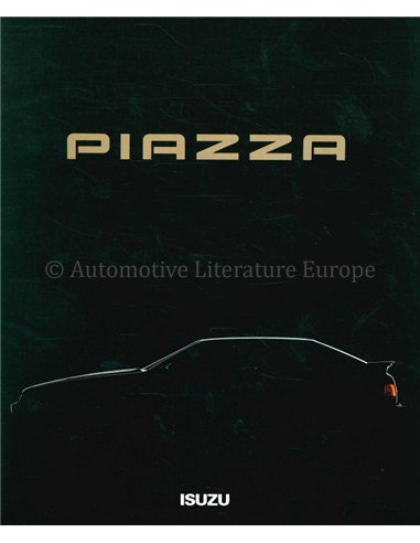 1990 ISUZU PIAZZA BROCHURE JAPANESE