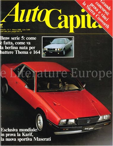 1988 AUTOCAPITAL MAGAZINE 03 ITALIAANS