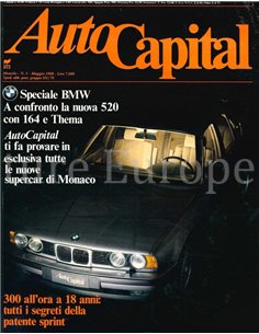 1988 AUTOCAPITAL MAGAZINE 05 ITALIENISCH