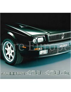 1992 MASERATI 430 | 430 4V BROCHURE FRENCH | GERMAN