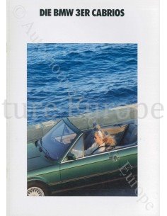 1991 BMW 3 SERIE CABRIO BROCHURE DUITS
