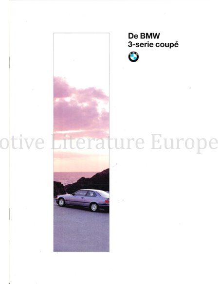 1994 BMW 3 SERIES COUPE BROCHURE DUTCH