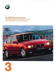 1997 BMW 3 SERIES COMPACT BROCHURE ENGLISH