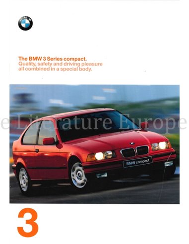 1997 BMW 3 SERIES COMPACT BROCHURE ENGLISH