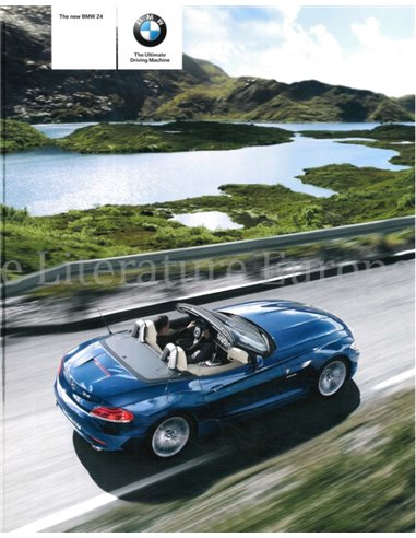2009 BMW Z4 ROADSTER & COUPÉ PROSPEKT ENGLISCH