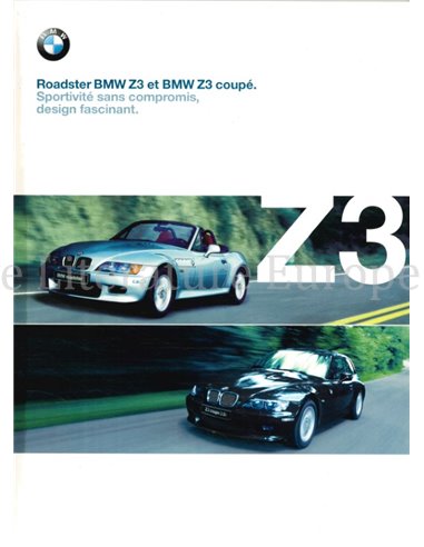 2000 BMW Z3 ROADSTER & COUPE BROCHURE FRANS