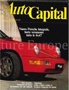 1989 AUTOCAPITAL MAGAZINE 01 ITALIENISCH