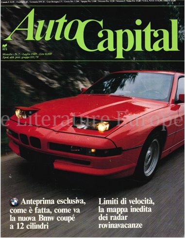 1989 AUTOCAPITAL MAGAZINE 07 ITALIAN