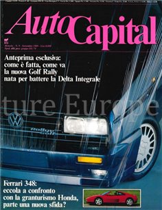 1989 AUTOCAPITAL MAGAZINE 09 ITALIENISCH