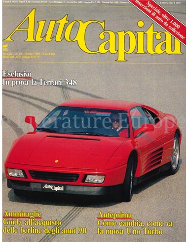 1989 AUTOCAPITAL MAGAZINE 10 ITALIENISCH