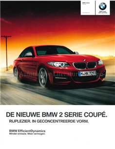 2013 BMW 2 SERIE COUPÉ BROCHURE NEDERLANDS