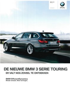 2012 BMW 3ER TOURING PROSPEKT NIEDERLÄNDISCH