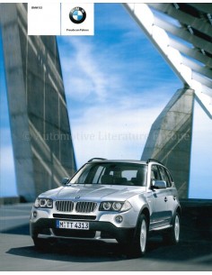 2009 BMW X3 PROSPEKT DEUTSCH
