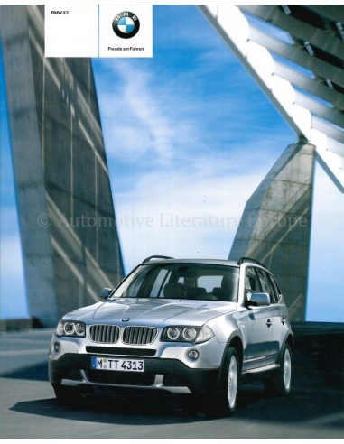 2009 BMW X3 BROCHURE GERMAN