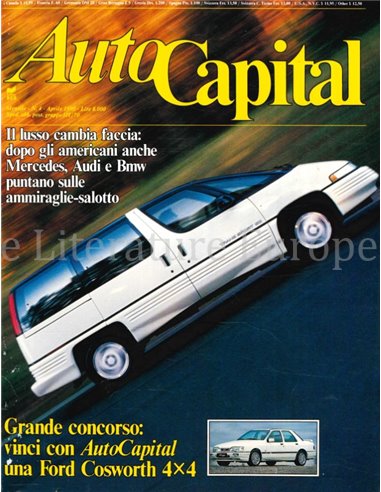 1990 AUTOCAPITAL MAGAZINE 04 ITALIAN