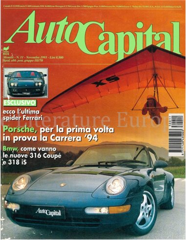 1993 AUTOCAPITAL MAGAZINE 11 ITALIENISCH