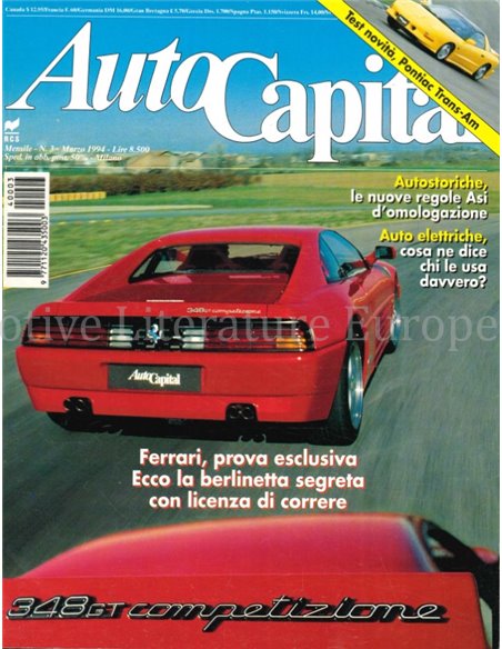 1994 AUTOCAPITAL MAGAZINE 03 ITALIAN