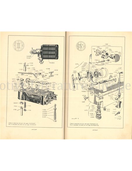 1931 LANCIA LAMBDA (SERIES IX) ERSATZTEILKATALOG ITALIENISCH