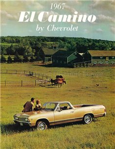 1967 CHEVROLET EL CAMINO BROCHURE ENGELS