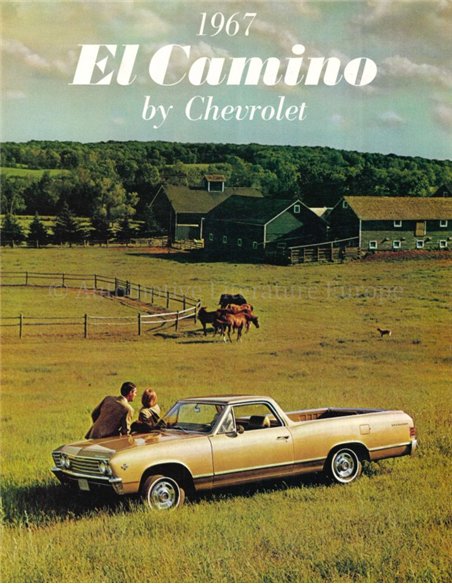 1967 CHEVROLET EL CAMINO BROCHURE ENGLISH