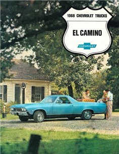 1968 CHEVROLET EL CAMINO PROSPEKT ENGLISCH