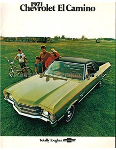 1971 CHEVROLET EL CAMINO BROCHURE ENGELS