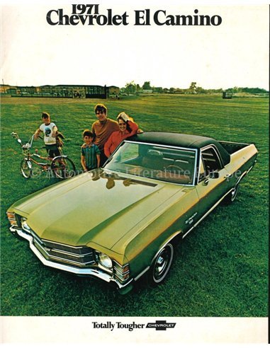 1971 CHEVROLET EL CAMINO BROCHURE ENGLISH