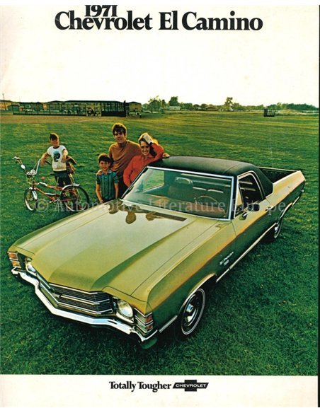 1971 CHEVROLET EL CAMINO BROCHURE ENGLISH
