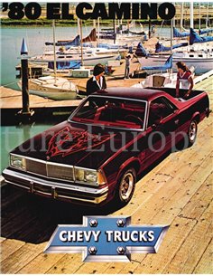 1980 CHEVROLET EL CAMINO PROSPEKT ENGLISCH