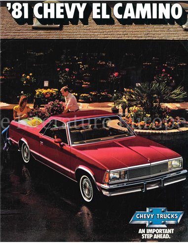 1980 CHEVROLET EL CAMINO BROCHURE ENGLISH