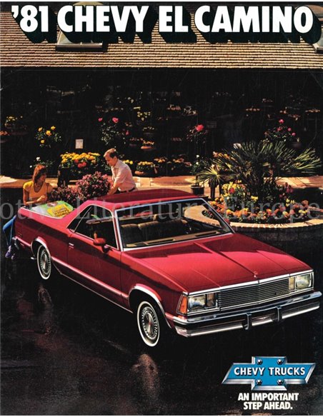 1980 CHEVROLET EL CAMINO BROCHURE ENGELS