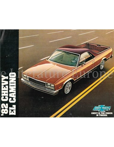 1982 CHEVROLET EL CAMINO BROCHURE ENGELS