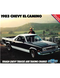 1983 CHEVROLET EL CAMINO BROCHURE ENGLISH