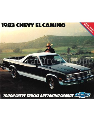 1983 CHEVROLET EL CAMINO BROCHURE ENGELS