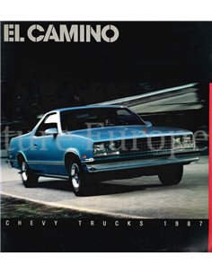 1987 CHEVROLET EL CAMINO BROCHURE ENGELS