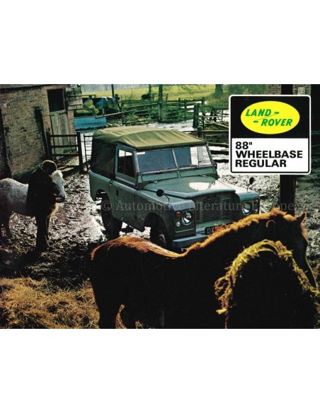 1969 LAND ROVER SERIES II PROSPEKT ENGLISCH