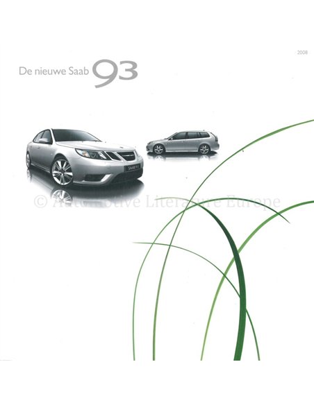 2008 SAAB 9-3 LIMOUSINE | TOURER PROSPEKT NIEDERLÄNDISCH