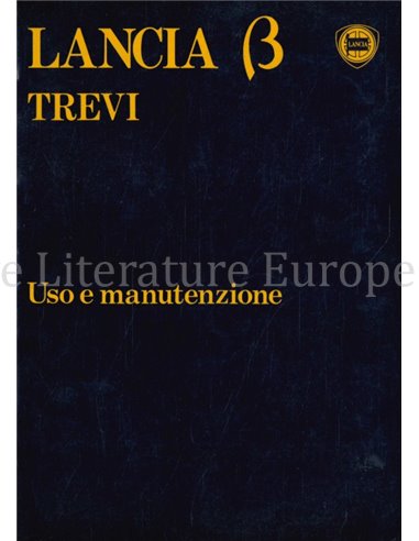 1980 LANCIA TREVI INSTRUCTIEBOEKJE ITALIAANS
