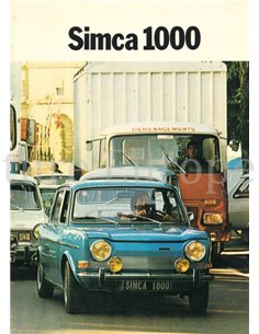 1974 SIMCA 1000 BROCHURE DUTCH