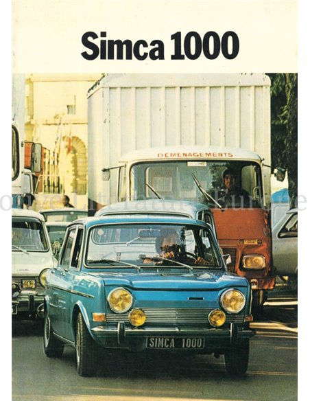 1974 SIMCA 1000 PROSPEKT NIEDERLÄNDISCH