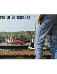 1964 SIMCA 1000 COUPË BROCHURE DUTCH