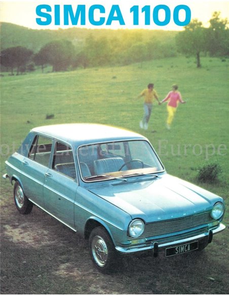 1967 SIMCA 1100 PROSPEKT NIEDERLÄNDISCH
