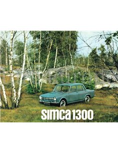 1965 SIMCA 1300 PROSPEKT NIEDERLÄNDISCH
