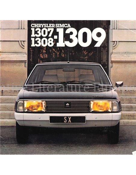 1978 CHRYSLER SIMCA 1307 | 1308 | 1309 BROCHURE NEDERLANDS